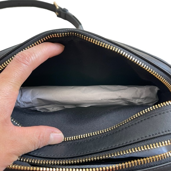 Coach Jes Crossbody Bag with Puffy Linear Quilting C1569 Black Gold Hardware - Picture 15 of 15